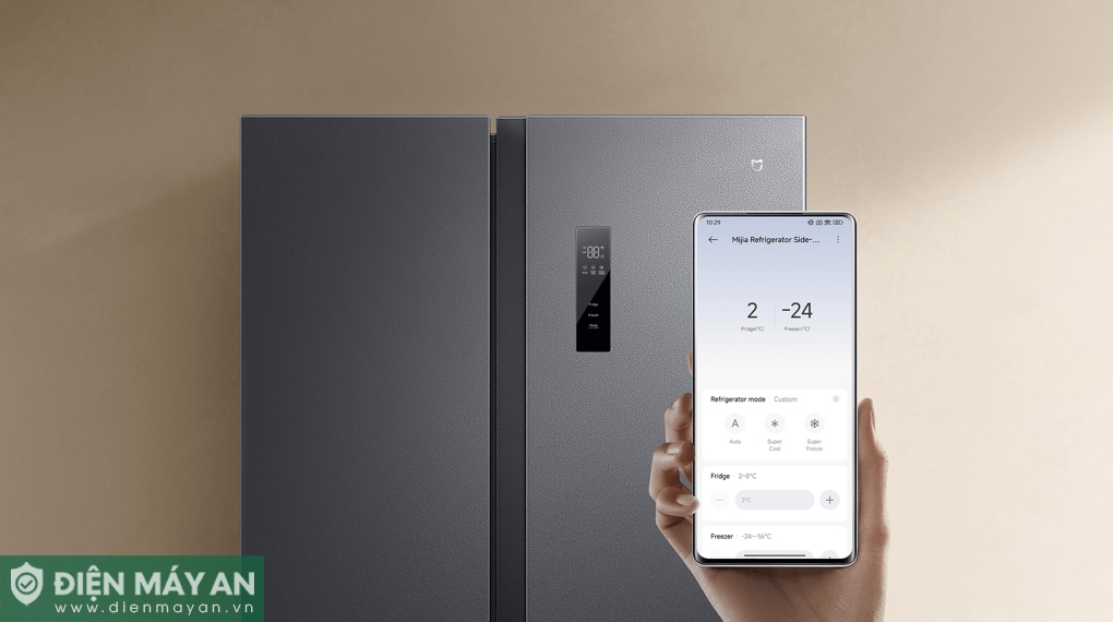 Tủ lạnh Xiaomi Mijia Inverter 635 lít Side By Side MRS72HMPAVN